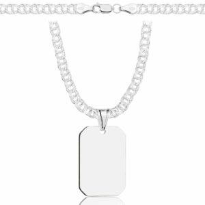 SREBRNY ŁAŃCUSZEK GALIBARDI Z NIEŚMIERTELNIKIEM 925 - 4,5MM