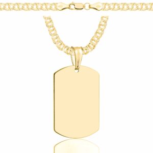 POZŁACANY SREBRNY ŁAŃCUSZEK GALIBARDI Z NIEŚMIERTELNIKIEM 925 585 - 4,5MM