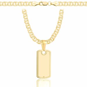 POZŁACANY SREBRNY ŁAŃCUSZEK GALIBARDI Z NIEŚMIERTELNIKIEM 925 585 - 4,5MM