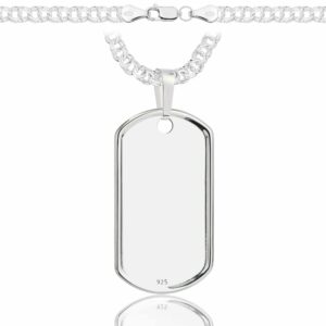 SREBRNY ŁAŃCUSZEK GALIBARDI Z NIEŚMIERTELNIKIEM 925 - 4,5MM