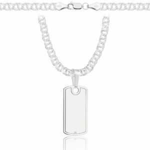 SREBRNY ŁAŃCUSZEK GALIBARDI Z NIEŚMIERTELNIKIEM 925 - 4,5MM