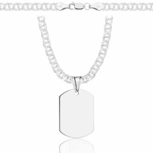 SREBRNY ŁAŃCUSZEK GALIBARDI Z NIEŚMIERTELNIKIEM 925 - 4,5MM