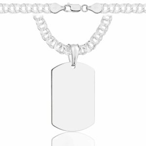 SREBRNY ŁAŃCUSZEK GALIBARDI Z NIEŚMIERTELNIKIEM 925 - 6,5MM