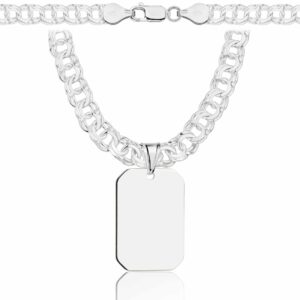 SREBRNY ŁAŃCUSZEK GALIBARDI Z NIEŚMIERTELNIKIEM 925 - 6,5MM