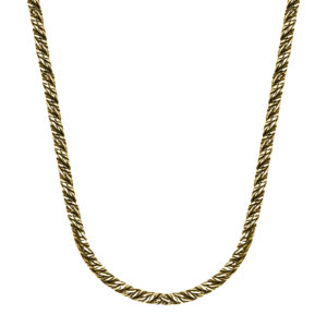 SREBRNY POZŁACANY OKSYDOWANY ŁAŃCUSZEK OKRĄGŁY 925 – 3MM