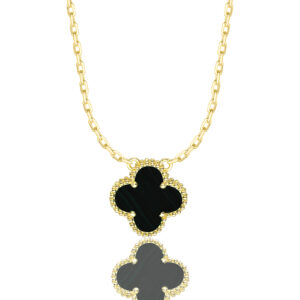 POZŁACANY SREBRNY NASZYJNIK ANKIER KONICZYNKA 925 585 - 1,3MM