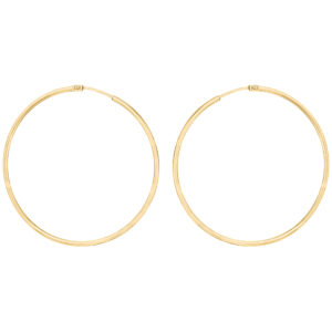 SREBRNE POZŁACANE KOLCZYKI OKRĄGŁE (DUŻE) 925 585