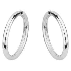 SREBRNE RODOWANE KOLCZYKI OKRĄGŁE (MAŁE) 925