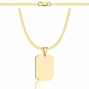 SREBRNY POZŁACANY ŁAŃCUSZEK GUCCI Z NIEŚMIERTELNIKIEM 925 585 - 2,6MM