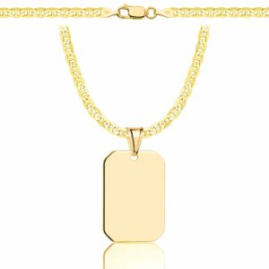 SREBRNY POZŁACANY ŁAŃCUSZEK GUCCI Z NIEŚMIERTELNIKIEM 925 585 - 3,5MM