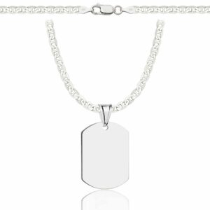 SREBRNY ŁAŃCUSZEK GUCCI Z NIEŚMIERTELNIKIEM 925 - 3,5MM