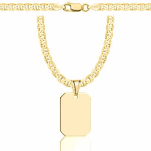 SREBRNY POZŁACANY ŁAŃCUSZEK GUCCI Z NIEŚMIERTELNIKIEM 925 585 - 4,5MM