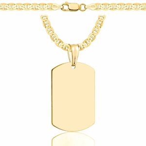 SREBRNY POZŁACANY ŁAŃCUSZEK GUCCI Z NIEŚMIERTELNIKIEM 925 585 - 4,5MM