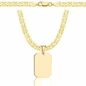 SREBRNY POZŁACANY ŁAŃCUSZEK GUCCI Z NIEŚMIERTELNIKIEM 925 585 - 5,5MM