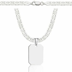 SREBRNY ŁAŃCUSZEK GUCCI Z NIEŚMIERTELNIKIEM 925 - 5,5MM