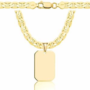 SREBRNY POZŁACANY ŁAŃCUSZEK GUCCI Z NIEŚMIERTELNIKIEM 925 585 – 6,5MM